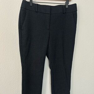 Ann Taylor Black Patterned Boot Cut Pants. Women’s 8p